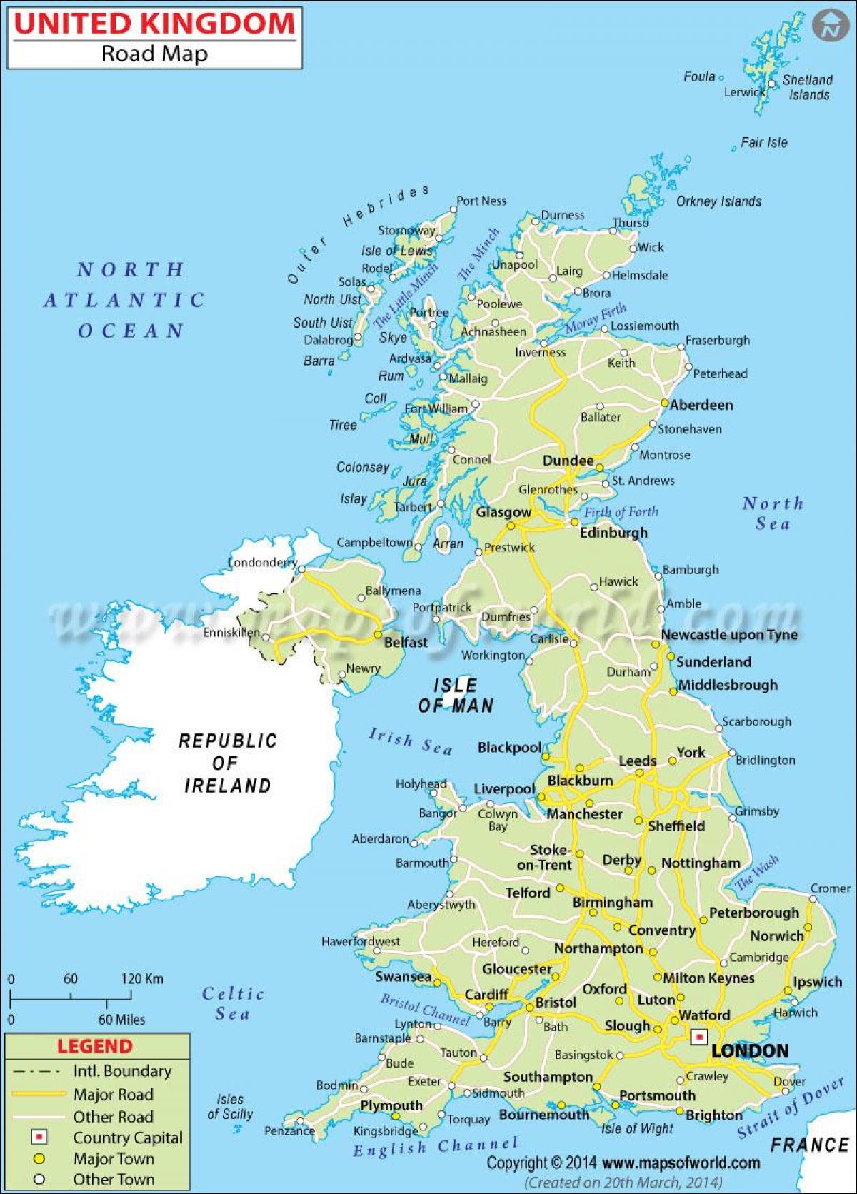 Ühendkuningriik kaart