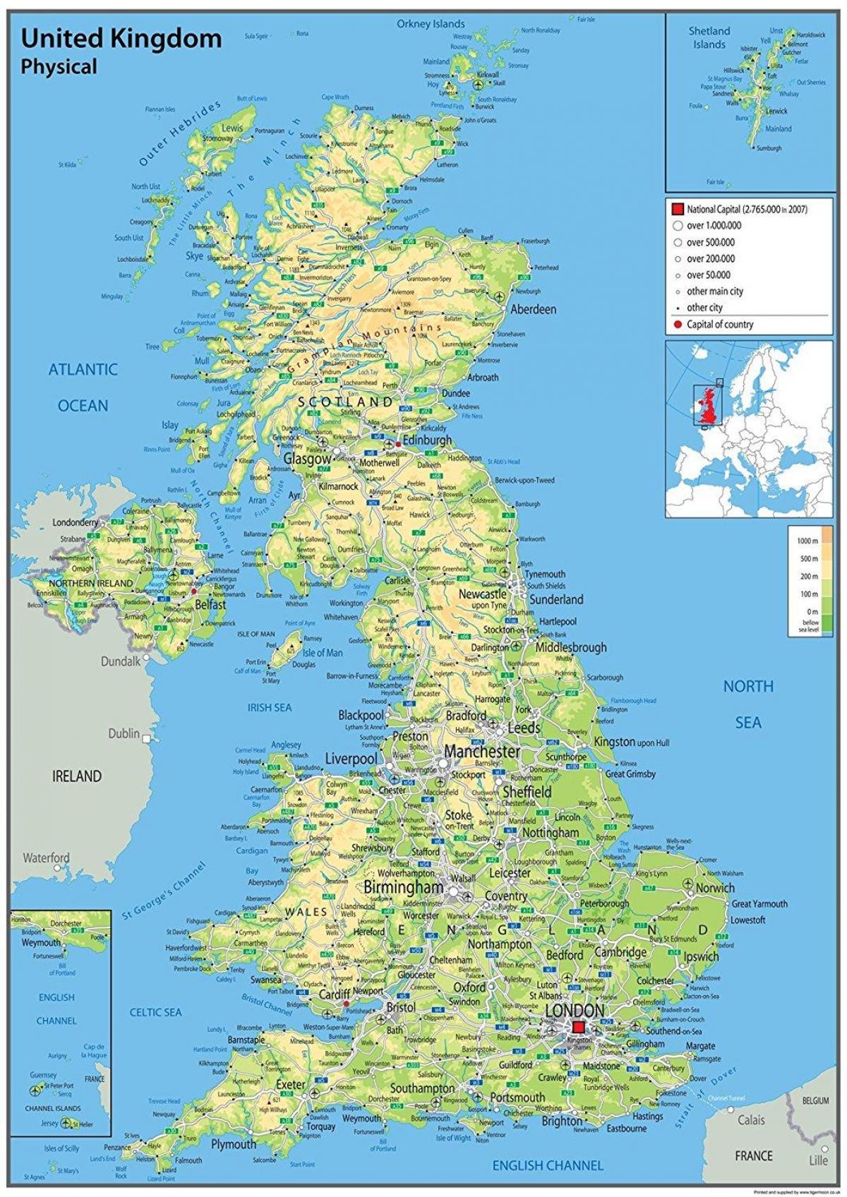 kaart UK