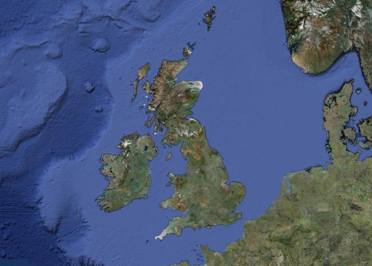 kaart UK ilm
