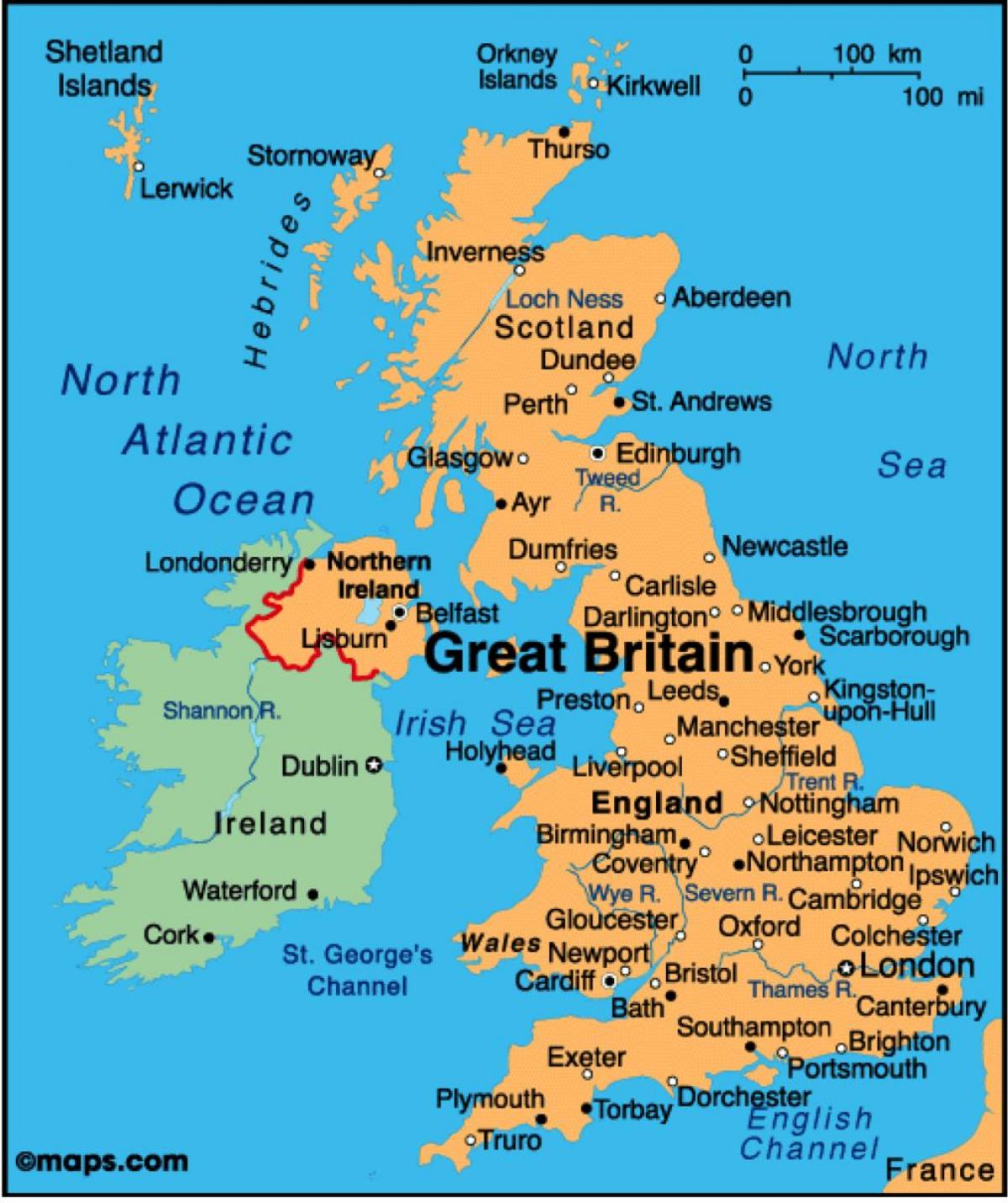 näita kaarti UK